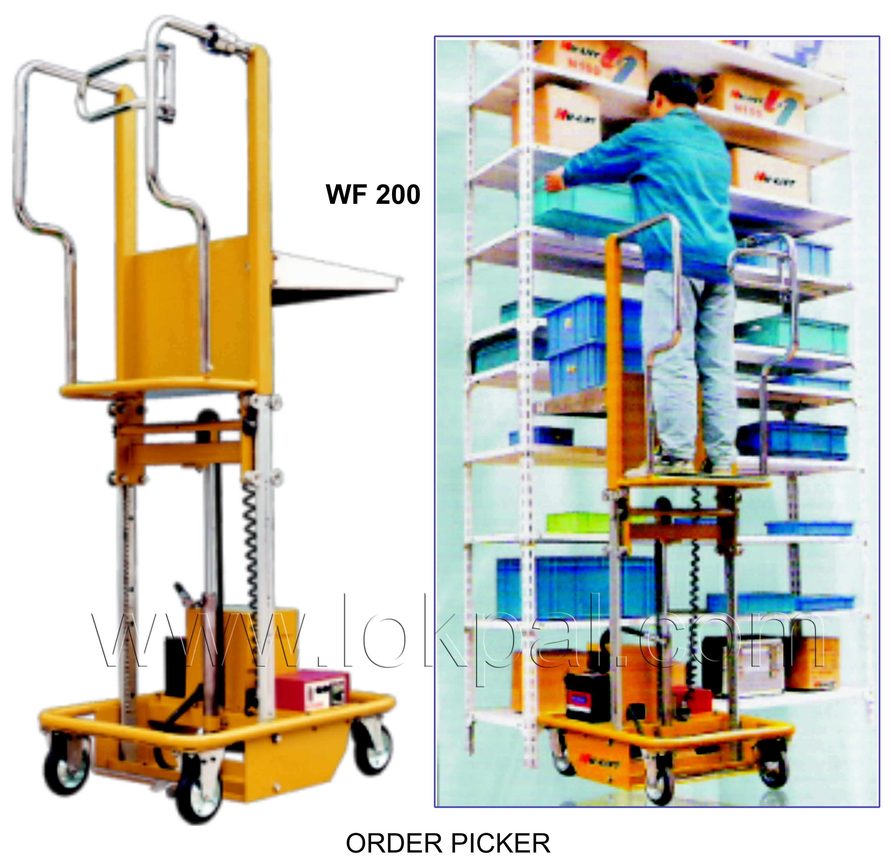 Order Picker Low HT, Order Picker Manufacturer, Order Picker Low HT Supplier, Dealers, Delhi NCR, Noida, India